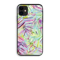 Tropical Palms Blue: iPhone 11 Biologisch afbreekbaar hoesje