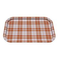Dienblad Versa Vichy Geel 23 X 1,5 X 34 CM