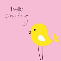 Duni paasservet hello spring roze/geel 33x33 cm Duni paasservet hello spring roze/geel 33x33 cm