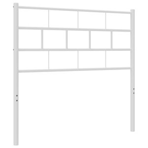 vidaXL Hoofdbord 90 cm metaal wit