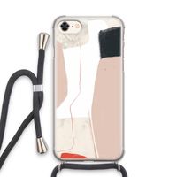 Lava: iPhone 8 Transparant Hoesje met koord