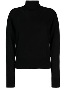 IRO pull en laine mélangée à col roulé - Noir