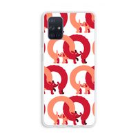 Dogs: Galaxy A71 Transparant Hoesje