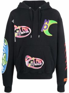 Heron Preston hoodie à imprimé Global - Noir