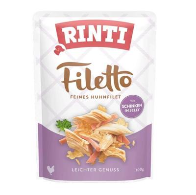 RINTI Filetto Chicken fillet with ham - natvoer voor honden - 100g