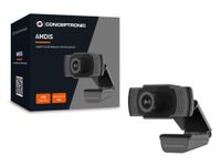 Conceptronic AMDIS webcam 2 MP 1920 x 1080 Pixels USB 2.0 Zwart - thumbnail