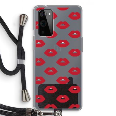 Lips: OnePlus 9 Pro Transparant Hoesje met koord