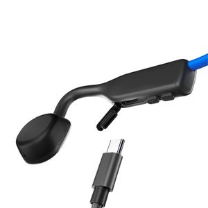 Shokz OpenMove Hoofdtelefoons Draadloos oorhaak Oproepen/muziek USB Type-C Bluetooth Blauw