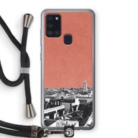Marrakech Skyline : Samsung Galaxy A21s Transparant Hoesje met koord