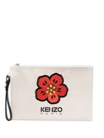 Kenzo pochette à motif Boke Flower - Tons neutres