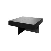 Meubella Salontafel Dereck - Mat zwart - 85 cm - thumbnail