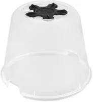 Elho green basics kweekhuis rond 17 cm transparant