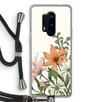 Floral bouquet: OnePlus 8 Pro Transparant Hoesje met koord