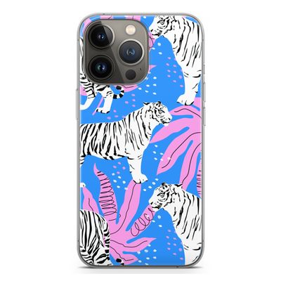 Tijger: iPhone 13 Pro Transparant Hoesje
