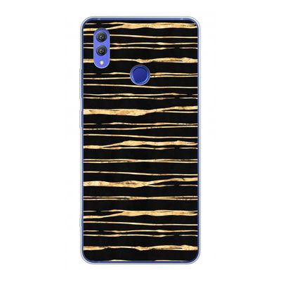 Gouden strepen: Honor Note 10 Transparant Hoesje