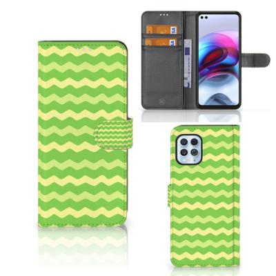 Motorola Moto G100 | Telefoon Hoesje | Waves Green