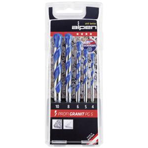 Alpen 25700005100 Granietboorset 5-delig 4 mm, 5 mm, 6 mm, 8 mm, 10 mm Cilinderschacht 1 set(s)