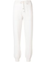 Barrie pantalon de jogging en cachemire - Blanc - thumbnail