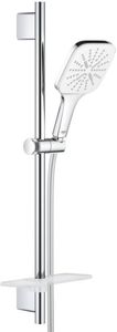 Grohe QuickFix Vitalio SmartActive 130 doucheset vierkant met 3 straalsoorten chroom