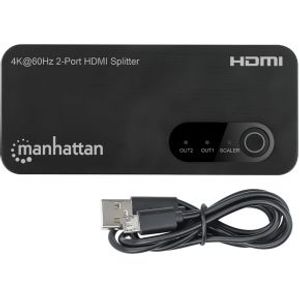 Manhattan 207614 video splitter HDMI 2x HDMI