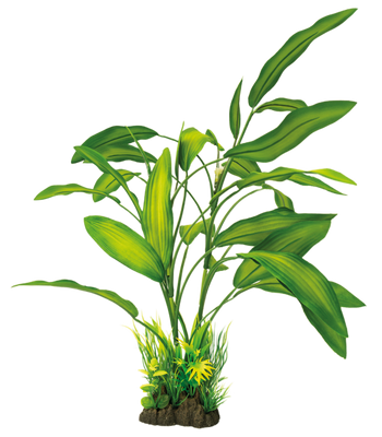 Superfish Art Plant Cryptocoryne 40cm - Natuurgetrouwe Onderhoudsvrije Kunstplant voor Aquarium