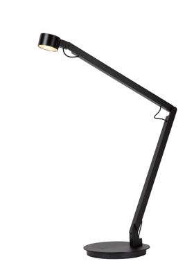 Lucide OGDEN - Bureaulamp - LED 3 StepDim - 1x7W 3000K - Zwart | Premium