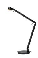 Lucide OGDEN - Bureaulamp - LED 3 StepDim - 1x7W 3000K - Zwart | Premium