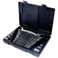 KS Tools 503.4868 5034868 Ring-steeksleutelset 18-delig Sleutelbreedte (metrisch) 19 mm