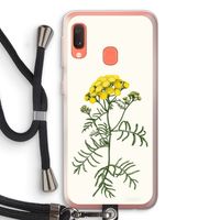 Tansy: Samsung Galaxy A20e Transparant Hoesje met koord