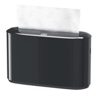 Handdoekdispenser Tork H2 Elevation Xpress countertop zwart 552208 | 100 stuks