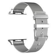 Milanese met gesp bandje - Zilver - Geschikt voor Apple Watch 38mm / 40mm / 41mm - thumbnail