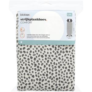 Blokker Strijkplankhoes Comfort L/XL - Dots - 140 x 50 cm