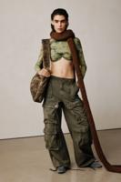 Crop T-shirt studio - GREEN - M