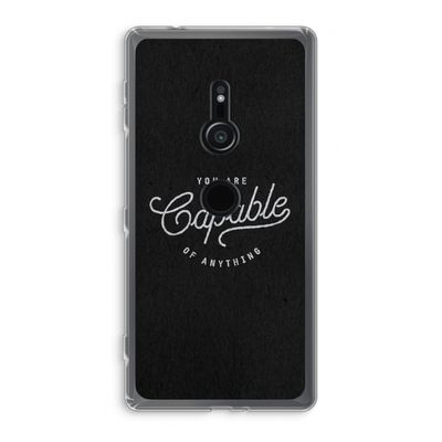 Capable: Sony Xperia XZ2 Transparant Hoesje