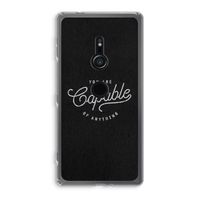 Capable: Sony Xperia XZ2 Transparant Hoesje