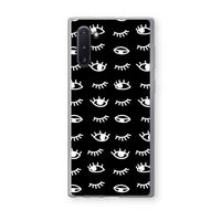 Eye pattern #3: Samsung Galaxy Note 10 Transparant Hoesje