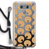 Croissant: LG G6 Transparant Hoesje met koord