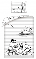 Moomin Dekbedovertrek Sunrise 140 x 200 cm (50 x 70 cm)