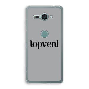 Topvent Grijs Zwart: Sony Xperia XZ2 Compact Transparant Hoesje