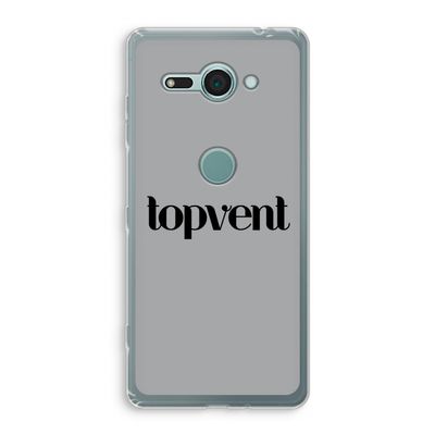 Topvent Grijs Zwart: Sony Xperia XZ2 Compact Transparant Hoesje