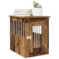 VidaXL Hondenbench 45x62x59 cm bewerkt hout oud houtkleurig