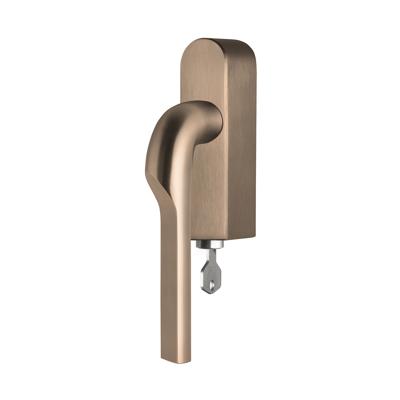 Formani GL100-DKLOCK-O draaikiepgarnituur afsluitbaar PVD licht brons rechtsdraaiend