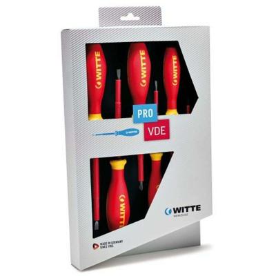 Schroevendraaierset WITTE Phillips Plat 6 Onderdelen (6 Stuks)