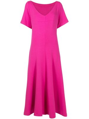 Gloria Coelho robe Supreme à coupe mi-longue - Rose