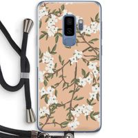 Blossoming spring: Samsung Galaxy S9 Plus Transparant Hoesje met koord