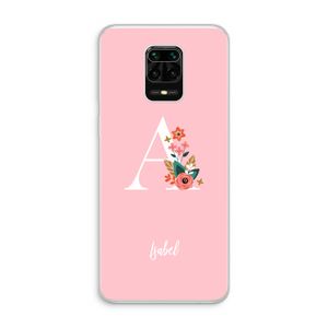 Pink Bouquet: Xiaomi Redmi Note 10 Lite Transparant Hoesje