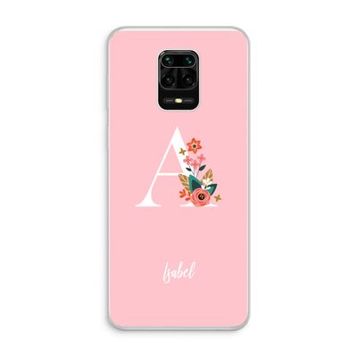 Pink Bouquet: Xiaomi Redmi Note 10 Lite Transparant Hoesje