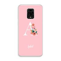 Pink Bouquet: Xiaomi Redmi Note 10 Lite Transparant Hoesje