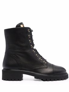 Giuseppe Zanotti bottines Nevada en cuir - Noir