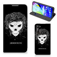 Mobiel BookCase Motorola Moto G8 Power Skull Hair